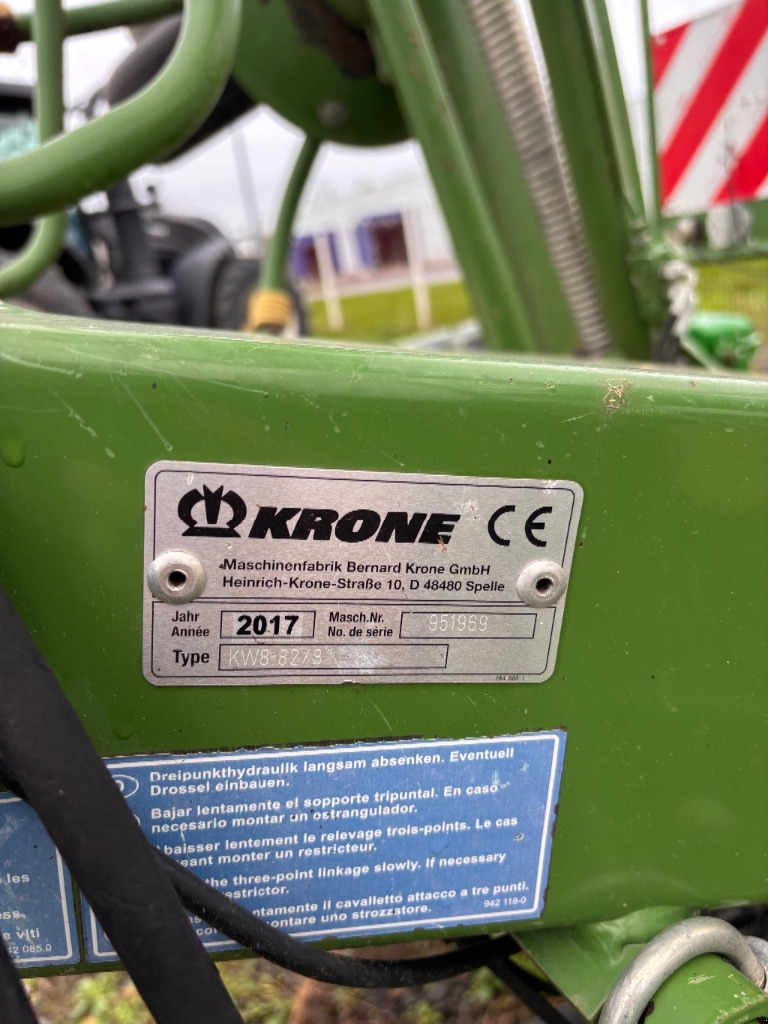 Kreiselheuer typu Krone KW 8.82/8, Gebrauchtmaschine w MÉRAL (Zdjęcie 10)