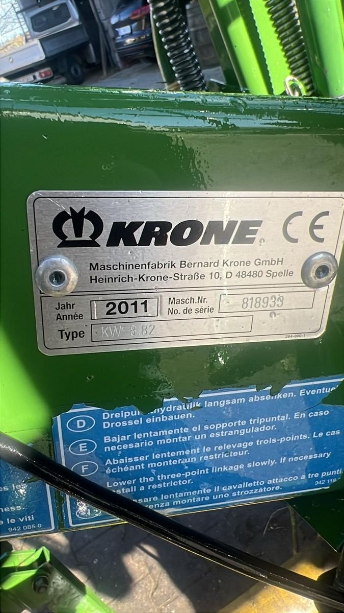 Kreiselheuer типа Krone KW 8.82, Gebrauchtmaschine в Feldkirchen (Фотография 5)