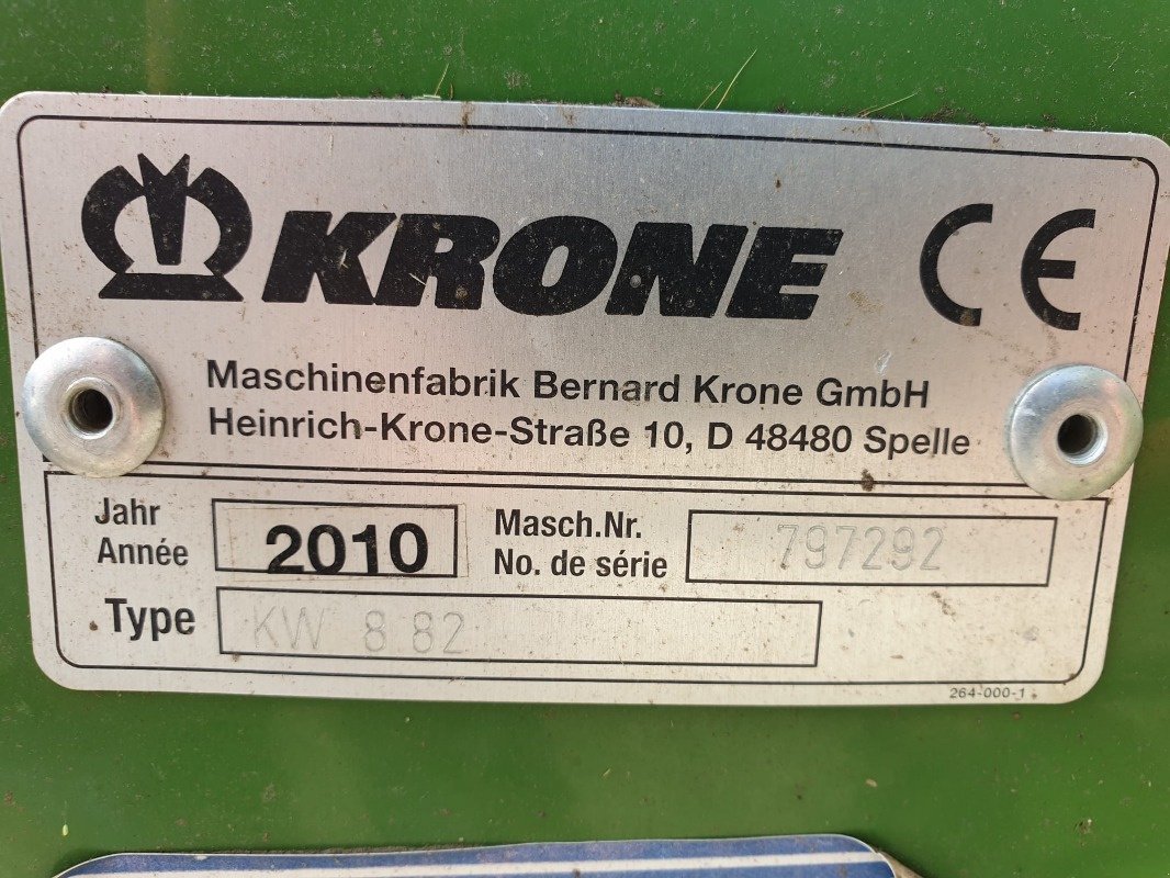 Kreiselheuer des Typs Krone KW 8.82, Gebrauchtmaschine in Sittensen (Bild 12)