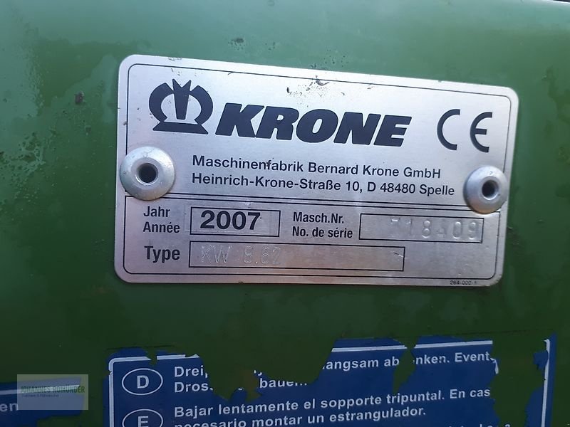 Kreiselheuer Türe ait Krone KW 8.82, Gebrauchtmaschine içinde Leichlingen (resim 5)