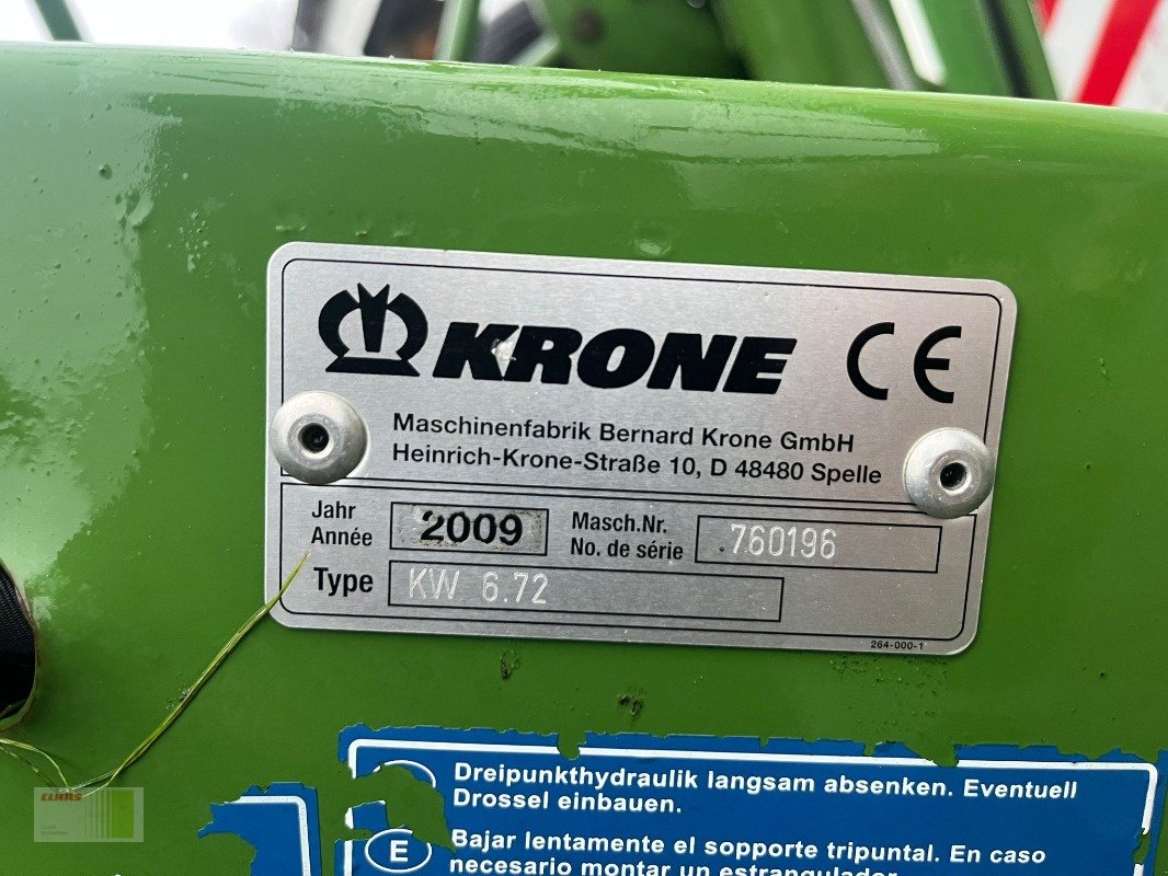 Kreiselheuer tipa Krone KW6.72, Gebrauchtmaschine u Schenefeld (Slika 8)