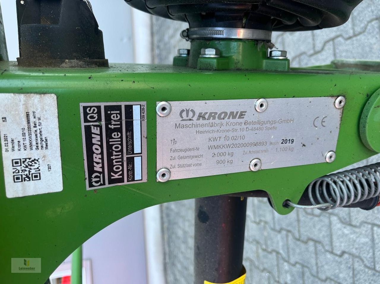 Kreiselheuer of the type Krone KWT 10.02/10, Gebrauchtmaschine in Neuhof - Dorfborn (Picture 6)