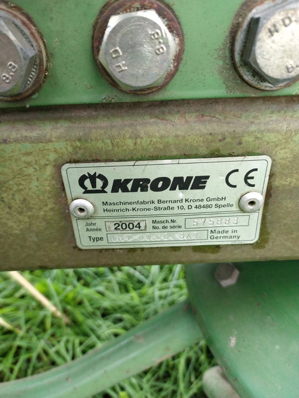 Kreiselheuer типа Krone KWT 10.50 / 8X7, Gebrauchtmaschine в SOUSCEYRAC (Фотография 6)