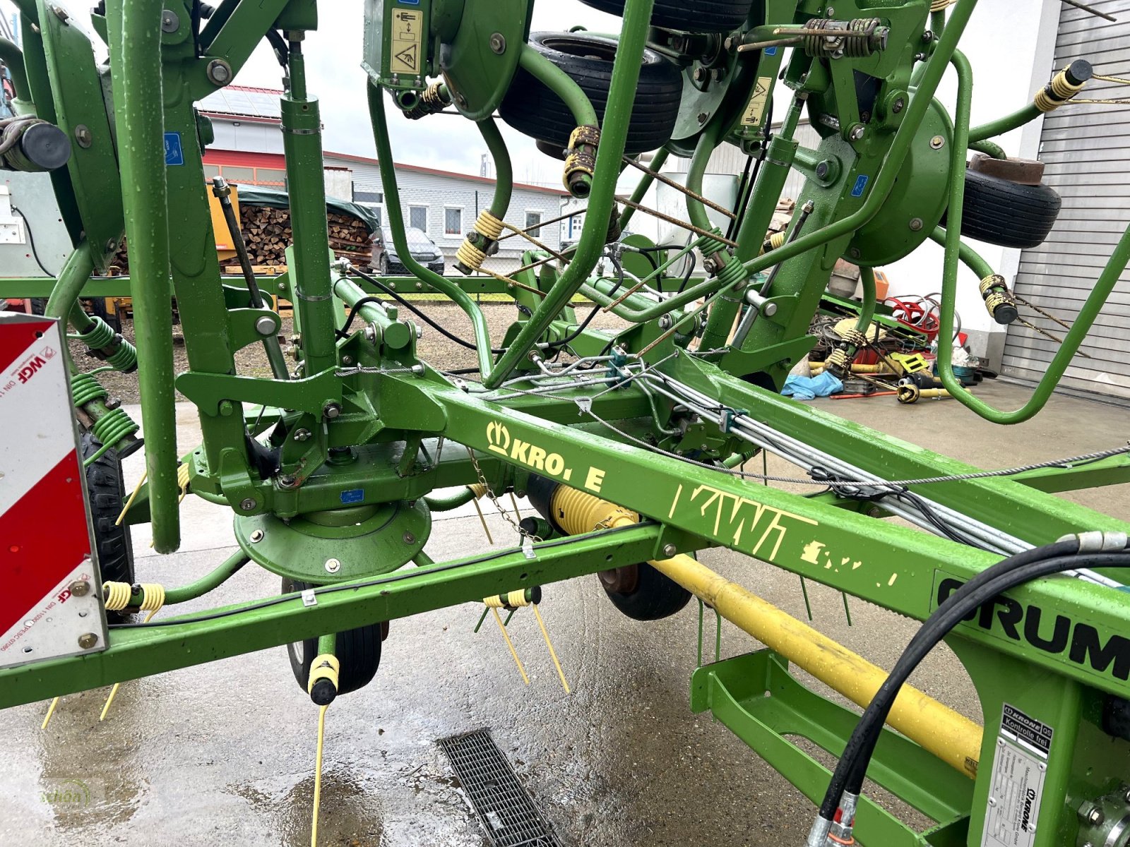 Kreiselheuer Türe ait Krone KWT 11.22/10 - ein 10-er Kreiselheuer mit Fahrwerk, Gebrauchtmaschine içinde Burgrieden (resim 10)