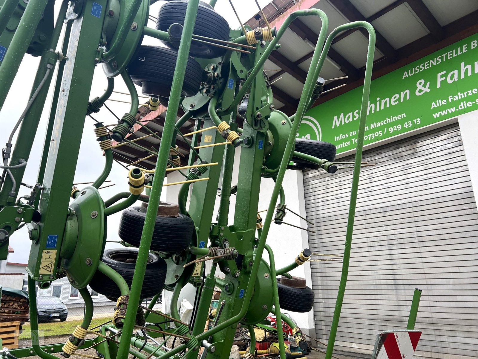 Kreiselheuer Türe ait Krone KWT 11.22/10 - ein 10-er Kreiselheuer mit Fahrwerk, Gebrauchtmaschine içinde Burgrieden (resim 11)