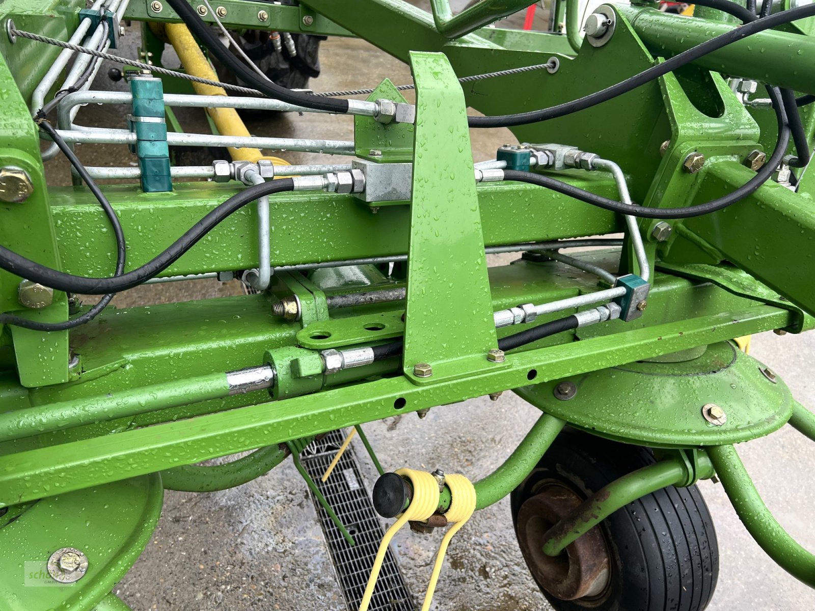 Kreiselheuer Türe ait Krone KWT 11.22/10 - ein 10-er Kreiselheuer mit Fahrwerk, Gebrauchtmaschine içinde Burgrieden (resim 16)