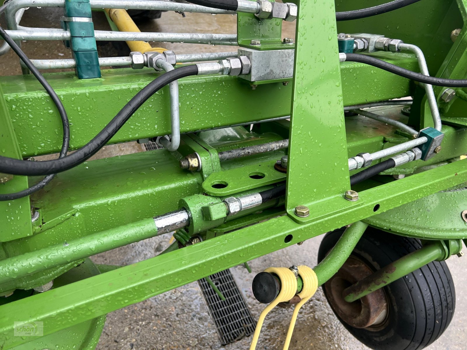 Kreiselheuer Türe ait Krone KWT 11.22/10 - ein 10-er Kreiselheuer mit Fahrwerk, Gebrauchtmaschine içinde Burgrieden (resim 17)