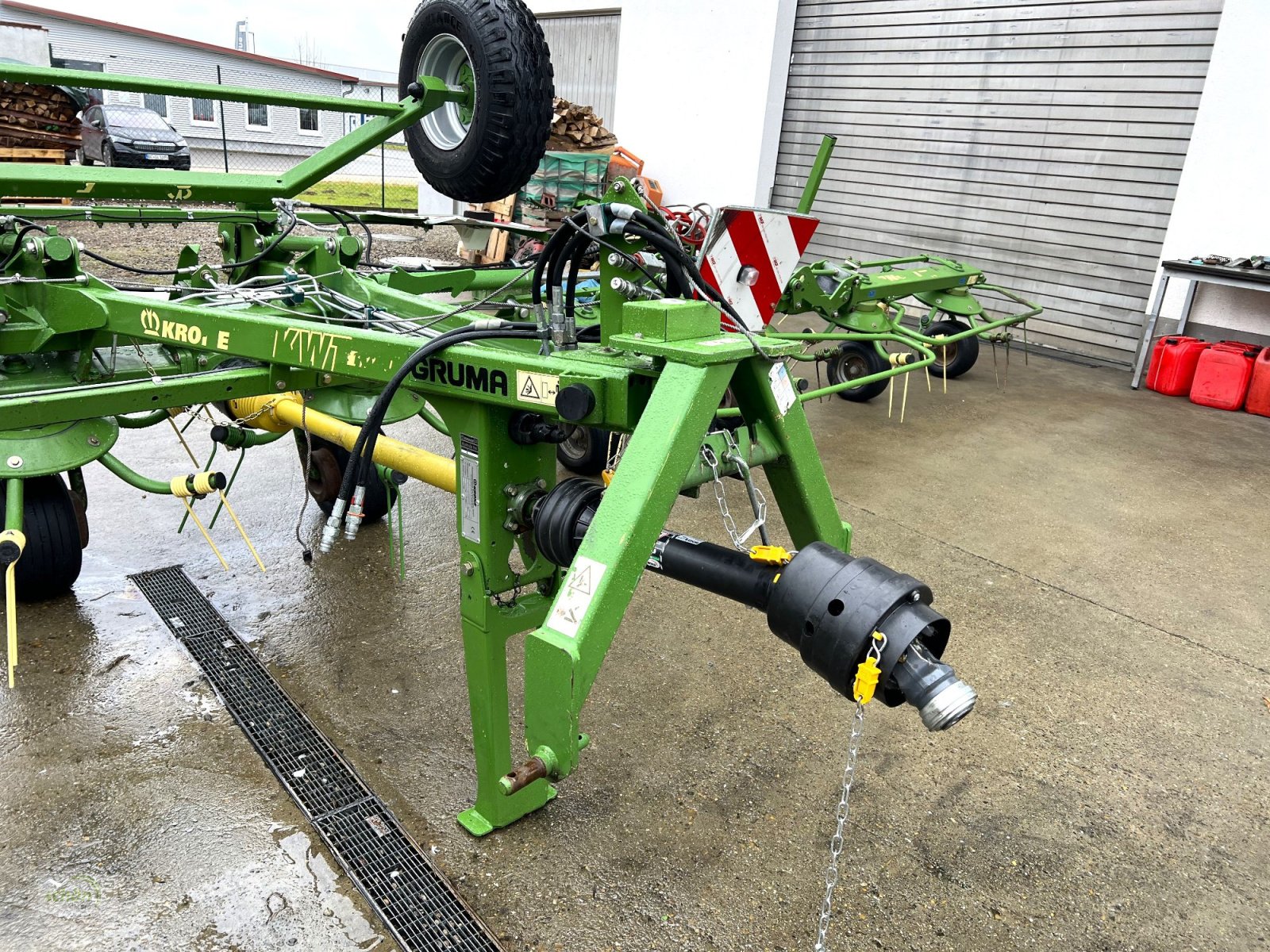 Kreiselheuer Türe ait Krone KWT 11.22/10 - ein 10-er Kreiselheuer mit Fahrwerk, Gebrauchtmaschine içinde Burgrieden (resim 26)