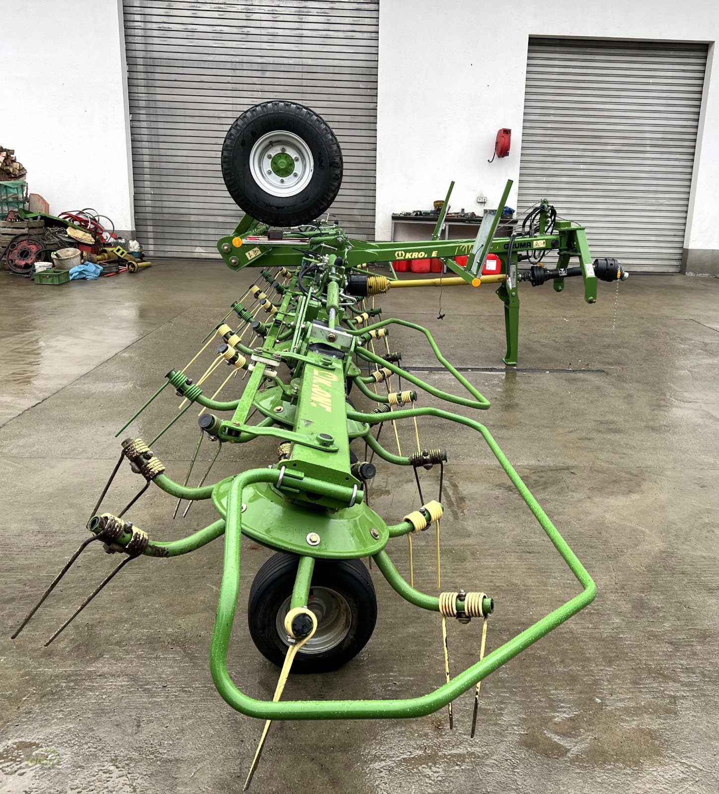 Kreiselheuer Türe ait Krone KWT 11.22/10 - ein 10-er Kreiselheuer mit Fahrwerk, Gebrauchtmaschine içinde Burgrieden (resim 30)