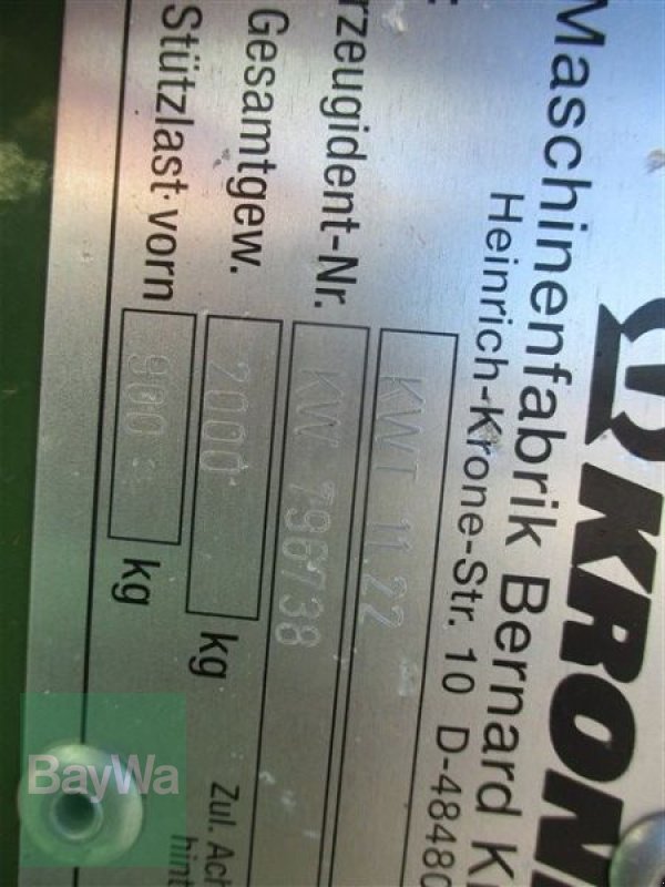 Kreiselheuer des Typs Krone KWT 11.22  #569, Gebrauchtmaschine in Schönau b.Tuntenhausen (Bild 12)