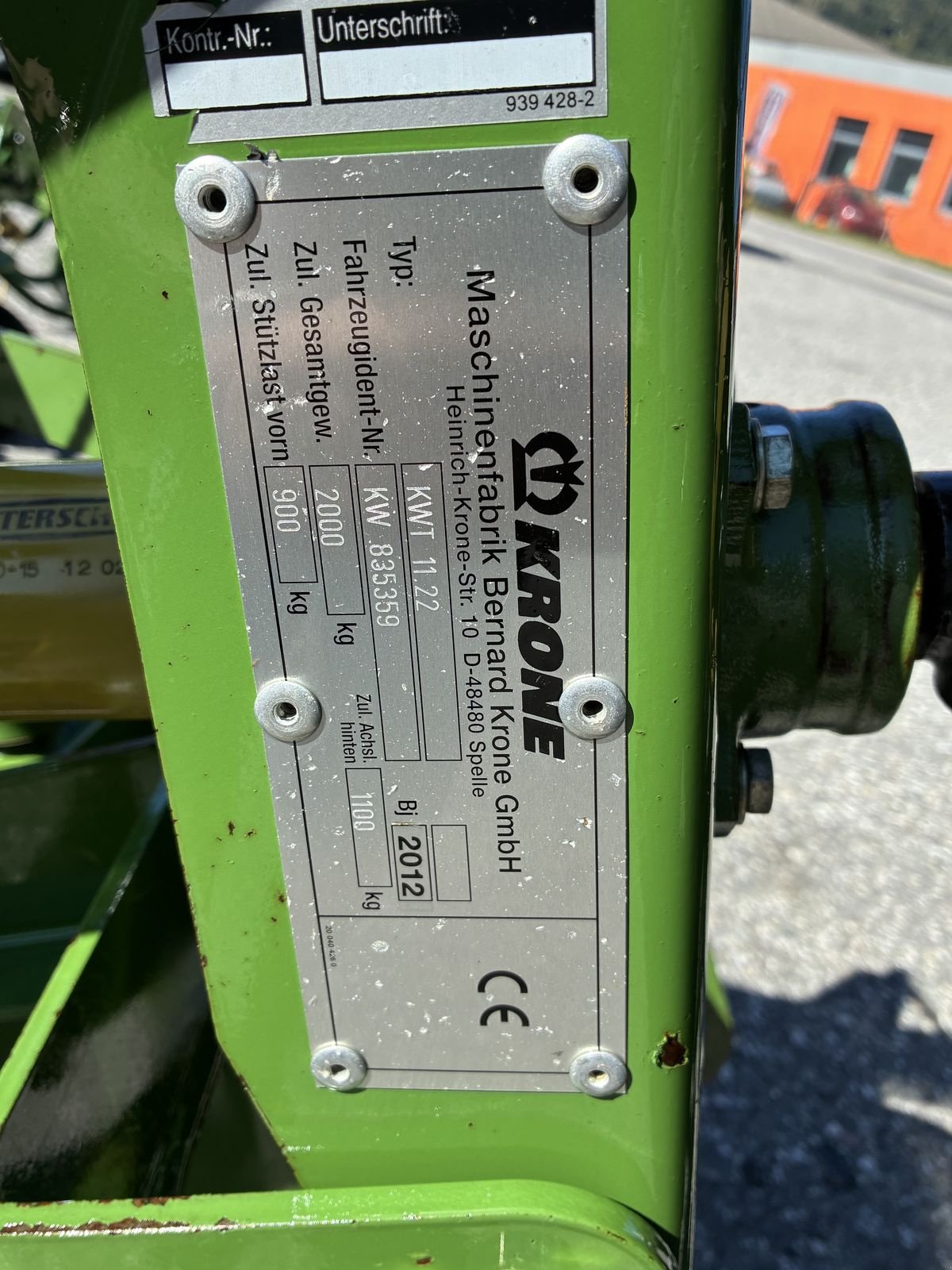 Kreiselheuer typu Krone KWT 11.22, Gebrauchtmaschine v Villach (Obrázek 6)