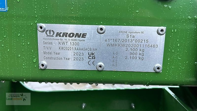 Kreiselheuer za tip Krone KWT 1300, Gebrauchtmaschine u Geestland (Slika 7)