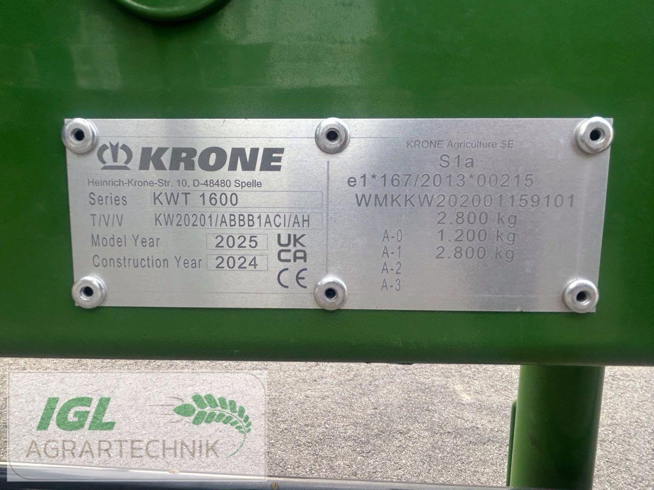 Kreiselheuer typu Krone KWT 1600, Neumaschine v Nabburg (Obrázek 7)