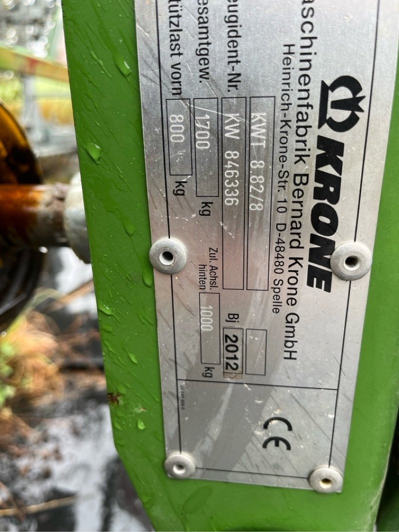 Kreiselheuer Türe ait Krone KWT 8.82, Gebrauchtmaschine içinde Ebersbach (resim 6)