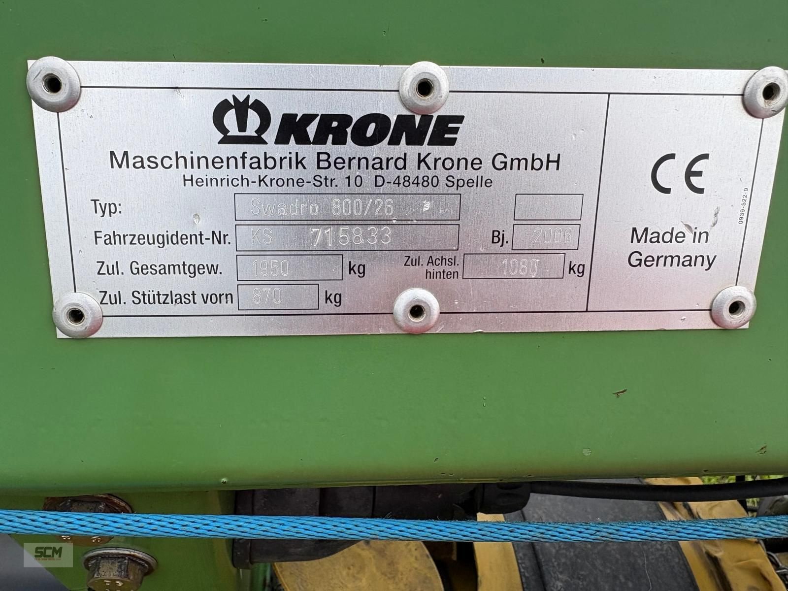 Kreiselheuer typu Krone SWADRO 800/26, Gebrauchtmaschine v St. Marein (Obrázek 4)