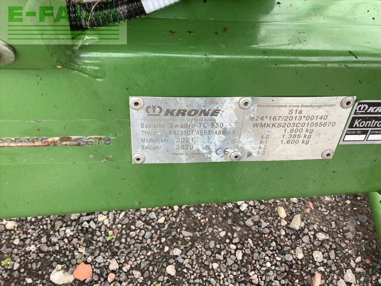 Kreiselheuer of the type Krone SWADRO TC930, Gebrauchtmaschine in CARLISLE (Picture 3)