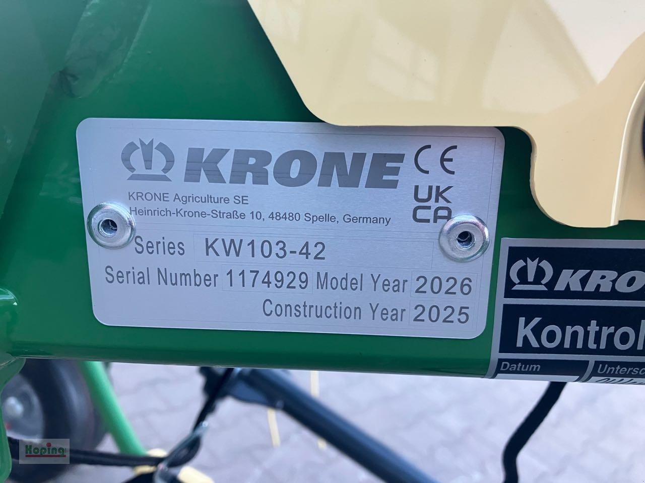 Kreiselheuer типа Krone Vendro 560, Neumaschine в Bakum (Фотография 11)