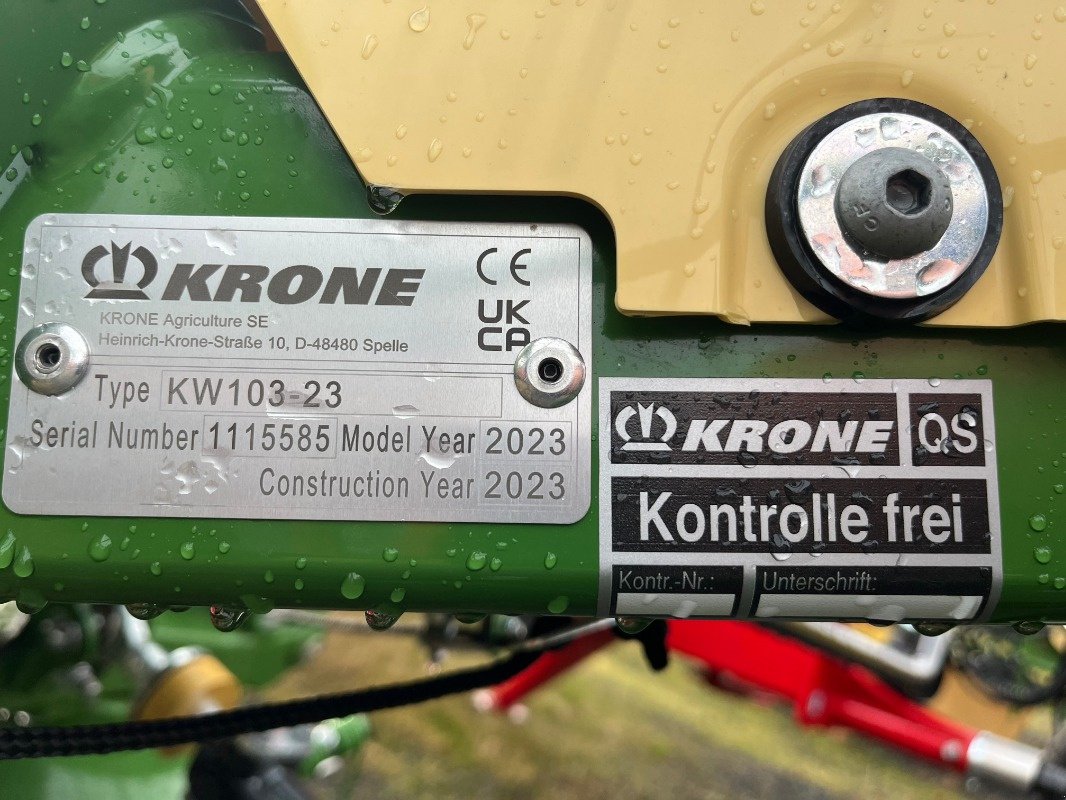 Kreiselheuer Türe ait Krone Vendro 680, Neumaschine içinde Ebersbach (resim 11)