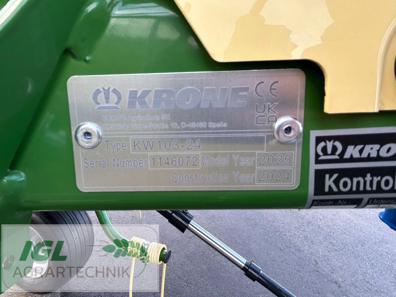 Kreiselheuer des Typs Krone VENDRO 900 (KW103-24), Neumaschine in Nabburg (Bild 8)