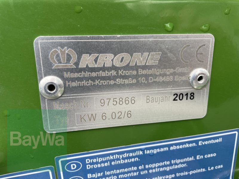 Kreiselheuer του τύπου Krone WENDER KRONE 6.02/6, Gebrauchtmaschine σε Bamberg (Φωτογραφία 9)