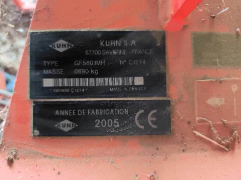 Kreiselheuer des Typs Kuhn 5801, Gebrauchtmaschine in Saint-Rémy (Bild 7)