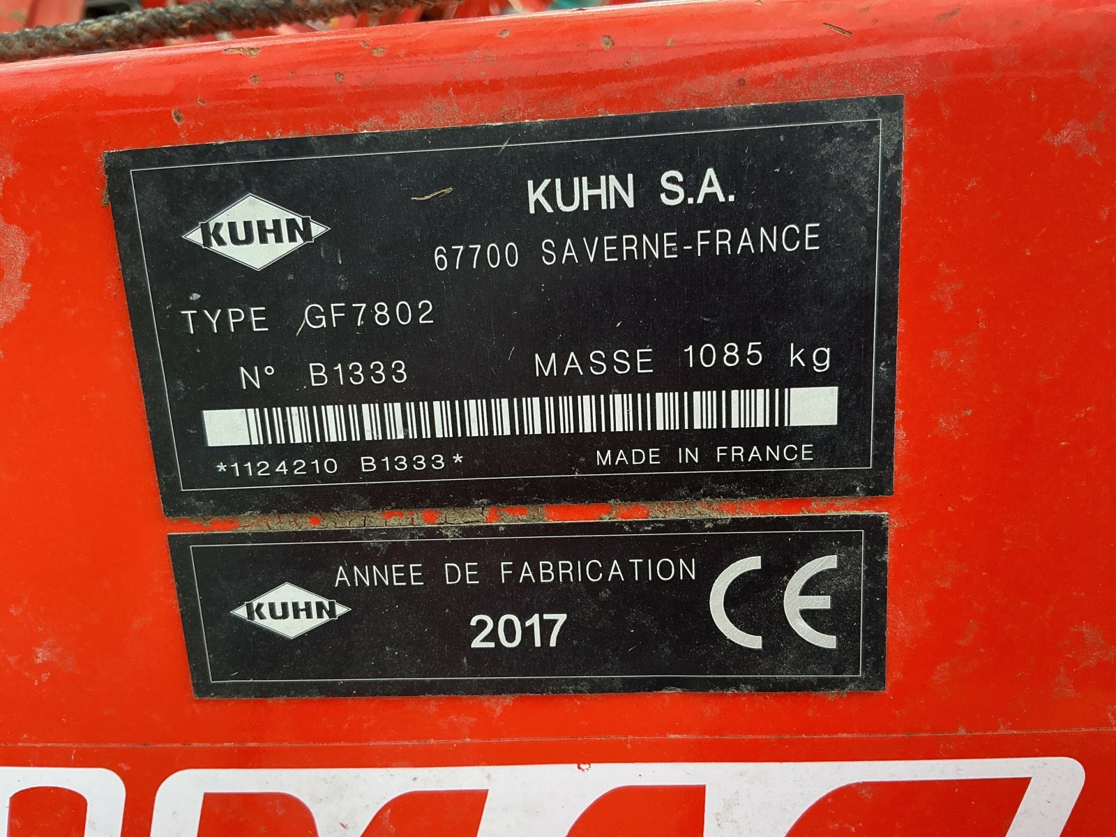 Kreiselheuer typu Kuhn FANEUSE GF 7802, Gebrauchtmaschine v ST CLEMENT DE LA PLACE (Obrázek 7)