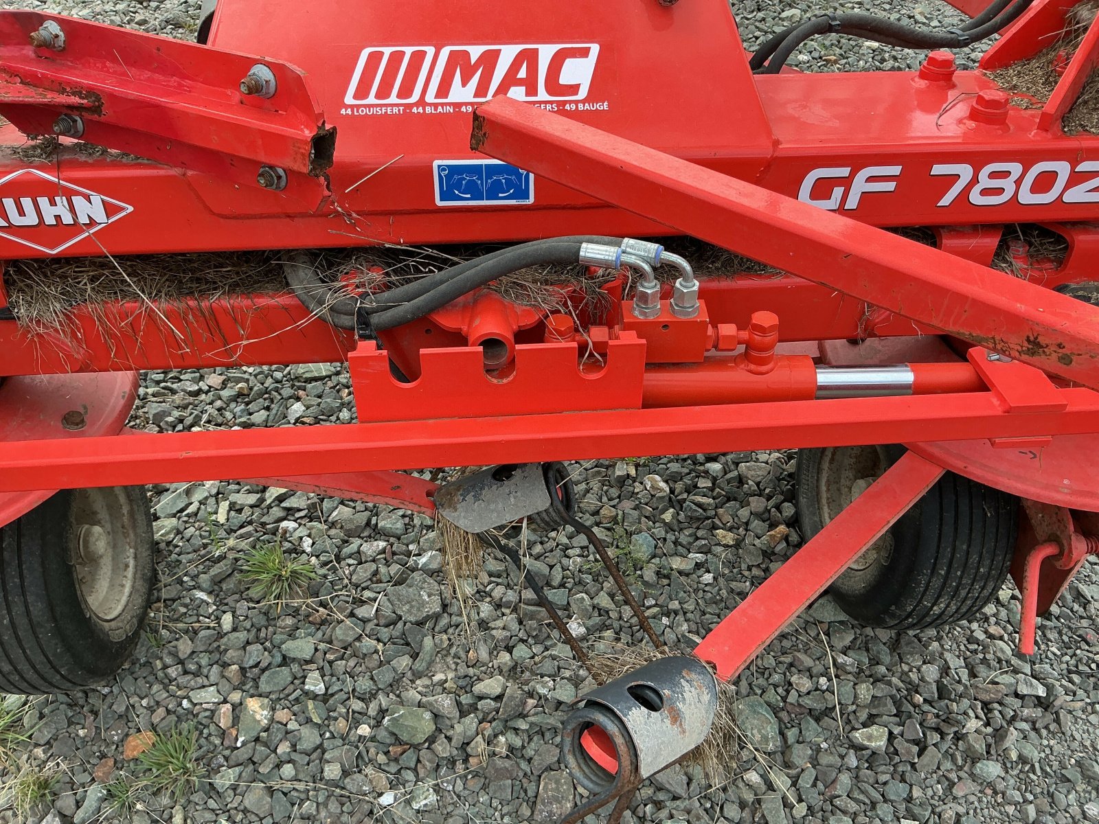 Kreiselheuer typu Kuhn FANEUSE GF 7802, Gebrauchtmaschine v ST CLEMENT DE LA PLACE (Obrázek 6)