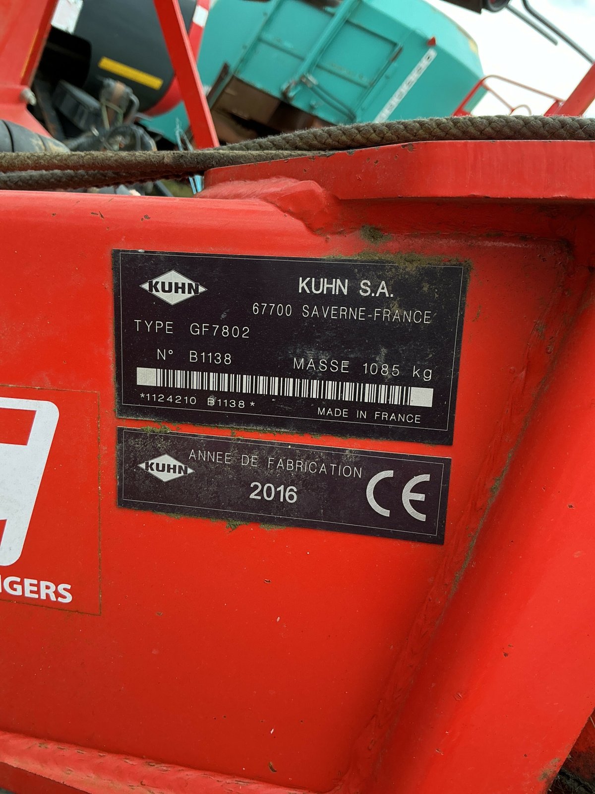 Kreiselheuer typu Kuhn FANEUSE GF 7802, Gebrauchtmaschine v ST CLEMENT DE LA PLACE (Obrázek 10)