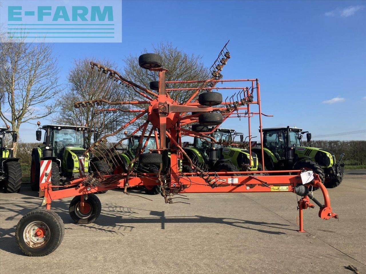 Kreiselheuer des Typs Kuhn GA 7501, Gebrauchtmaschine in SUFFOLK (Bild 4)