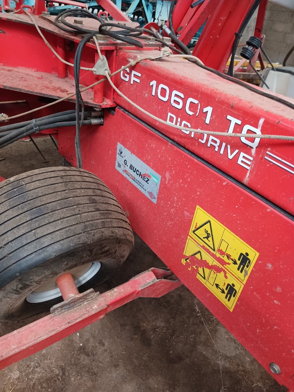 Kreiselheuer typu Kuhn GF 10601 TO, Gebrauchtmaschine v SAINT HILAIRE EN MORVAN (Obrázek 6)