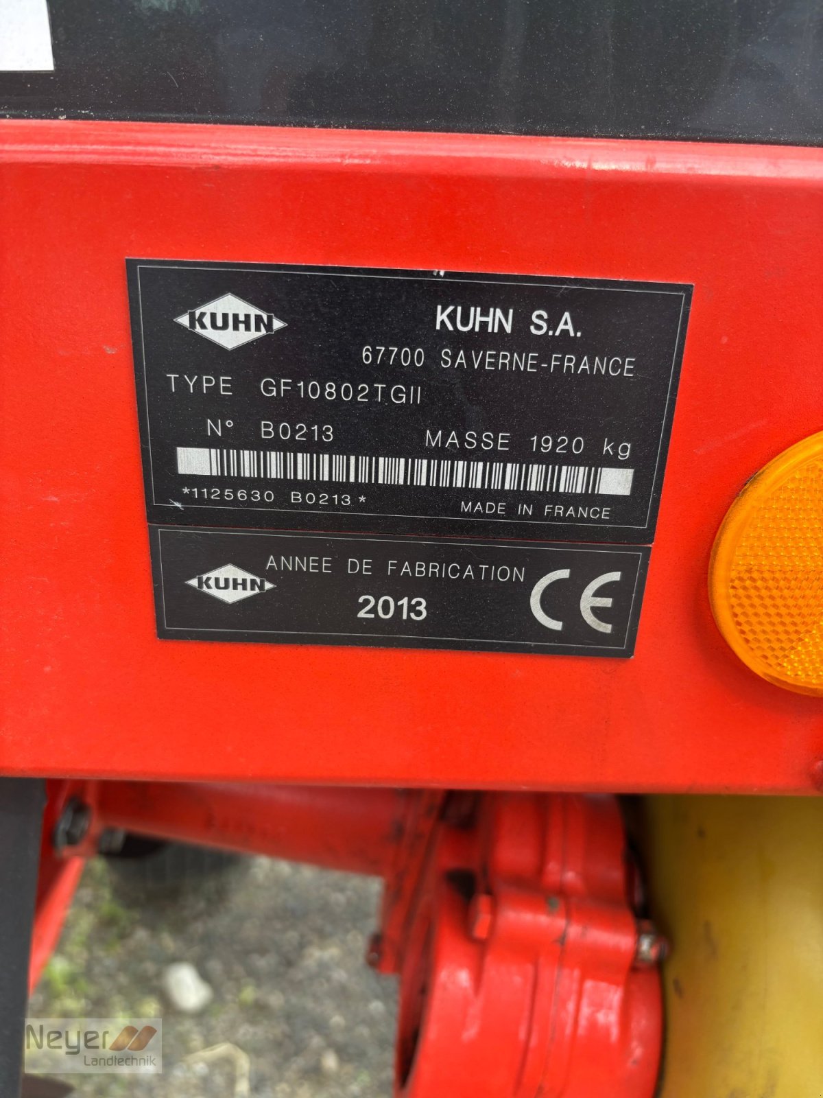 Kreiselheuer του τύπου Kuhn GF 10802T, Gebrauchtmaschine σε Bad Waldsee Mennisweiler (Φωτογραφία 7)