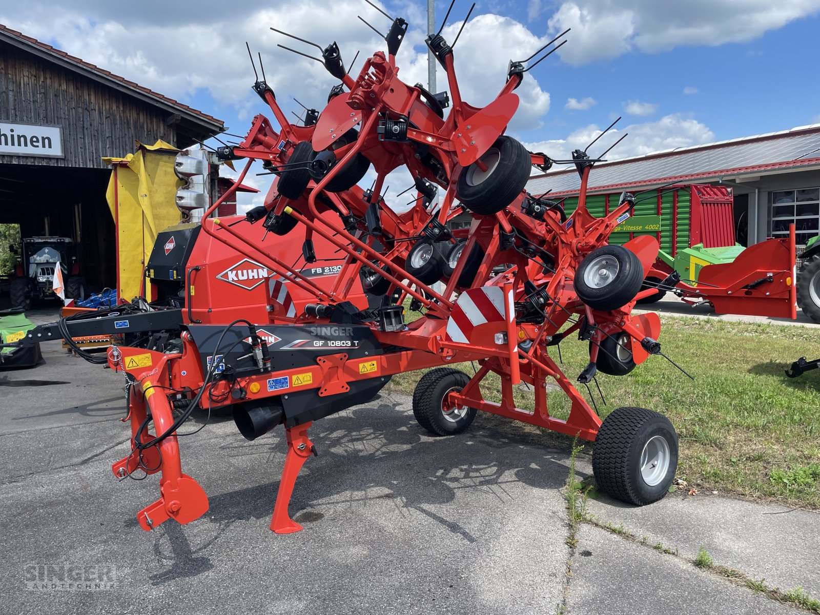 Kreiselheuer Türe ait Kuhn GF 10803 T, Neumaschine içinde Ebenhofen (resim 1)