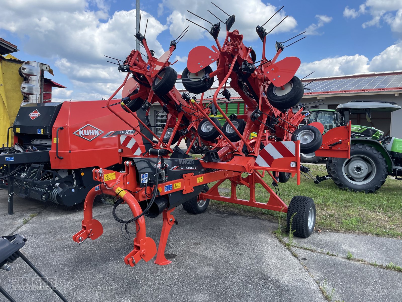 Kreiselheuer Türe ait Kuhn GF 10803 T, Neumaschine içinde Ebenhofen (resim 3)