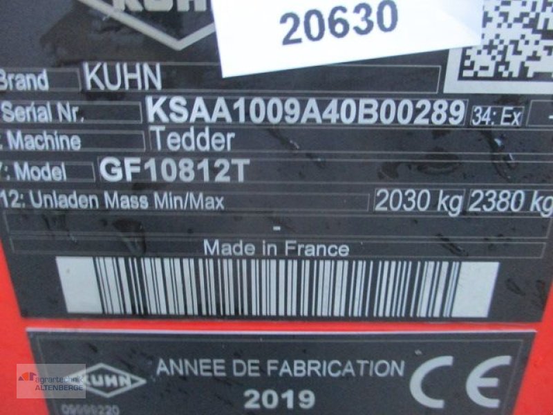 Kreiselheuer a típus Kuhn GF 10812 T HLC Controll, Gebrauchtmaschine ekkor: Altenberge (Kép 16)