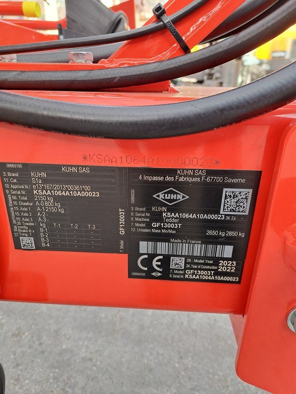 Kreiselheuer tip Kuhn GF 13003 T, Neumaschine in Landquart (Poză 8)