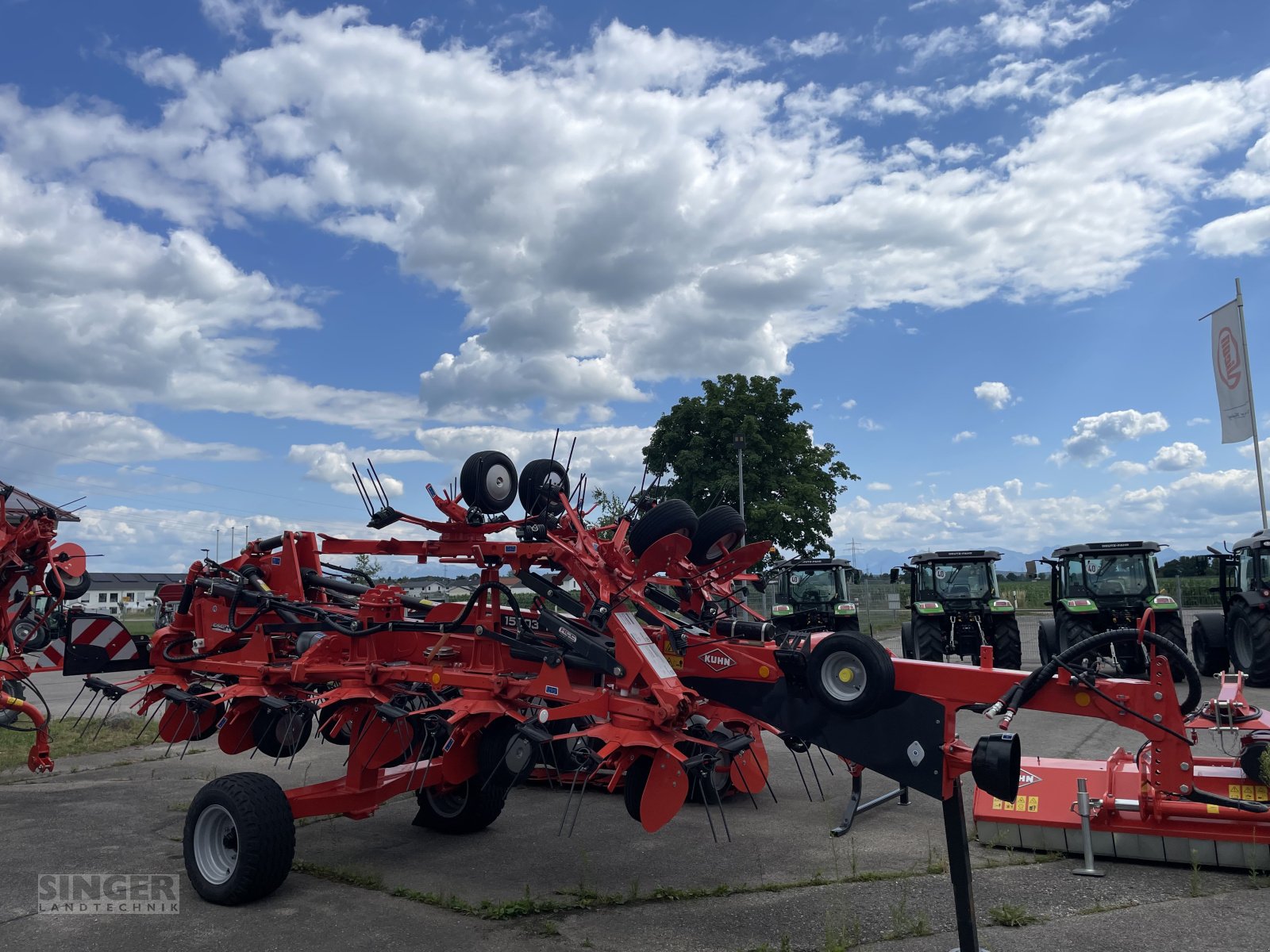 Kreiselheuer Türe ait Kuhn GF 15003 T, Neumaschine içinde Ebenhofen (resim 2)