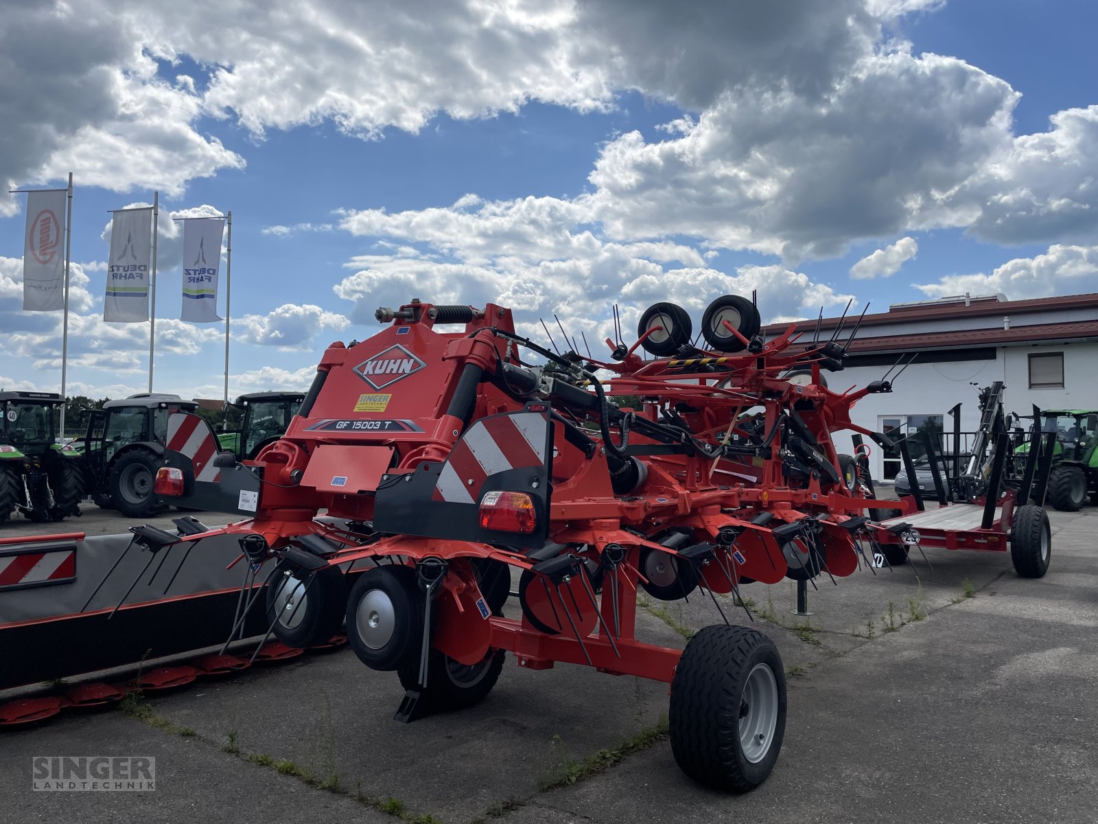 Kreiselheuer Türe ait Kuhn GF 15003 T, Neumaschine içinde Ebenhofen (resim 3)