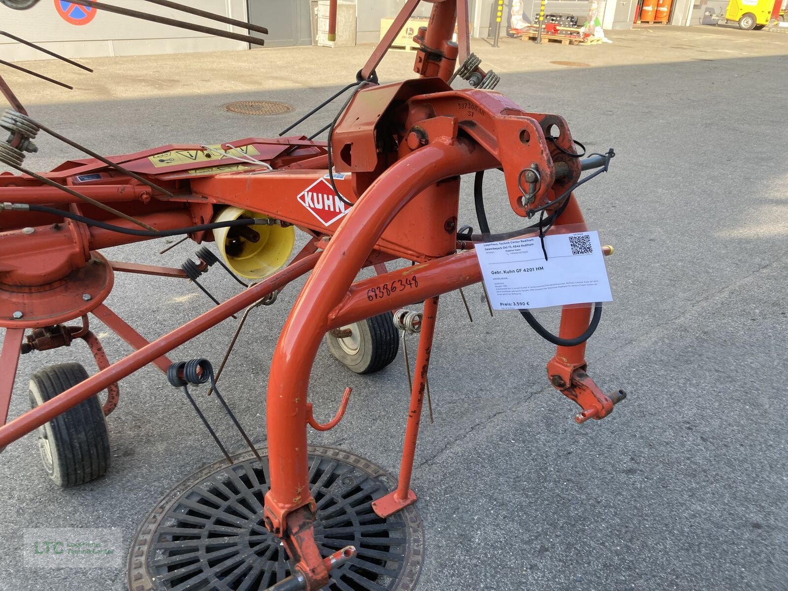 Kreiselheuer Türe ait Kuhn GF 4201 MH, Gebrauchtmaschine içinde Redlham (resim 16)