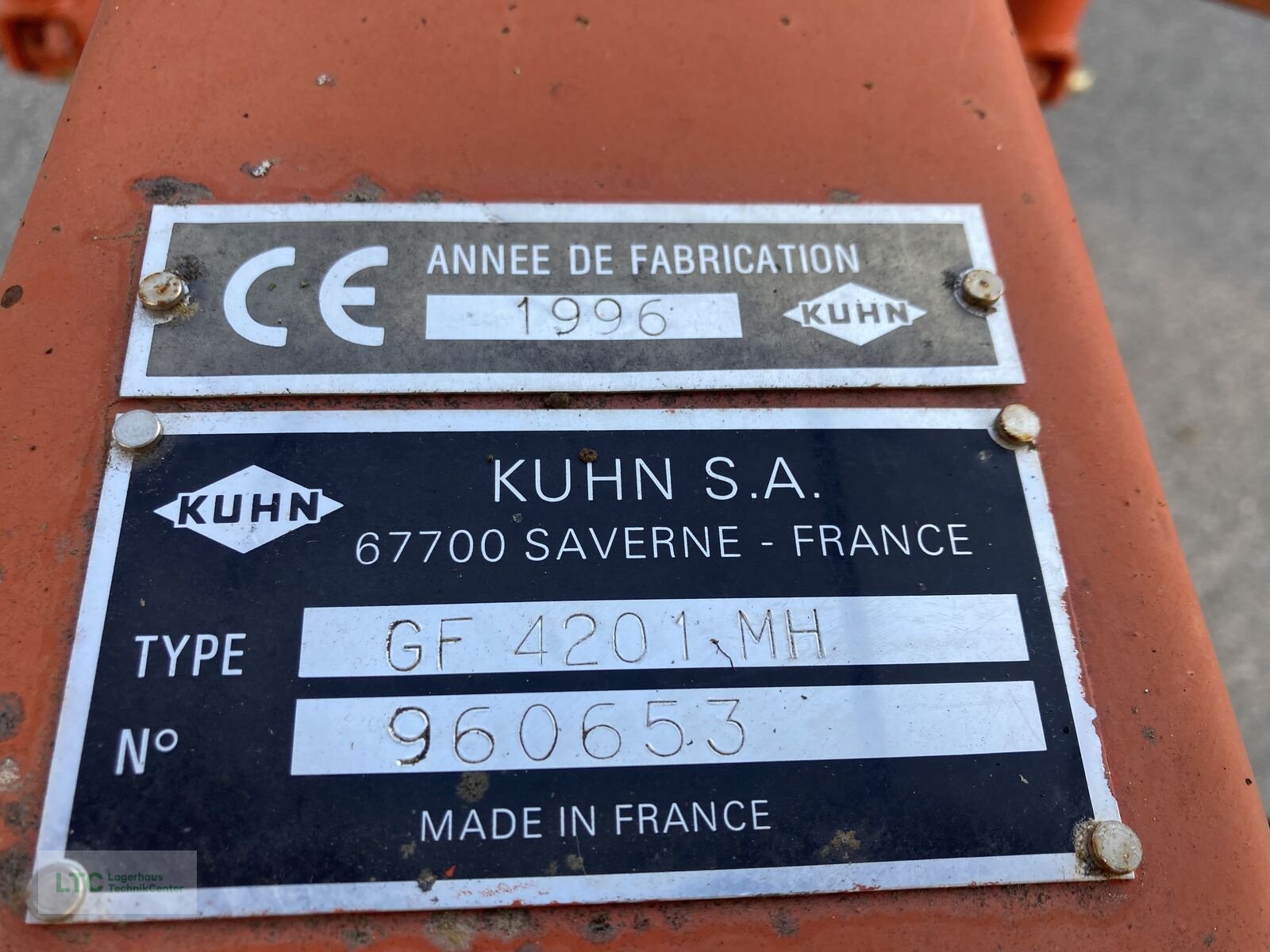 Kreiselheuer Türe ait Kuhn GF 4201 MH, Gebrauchtmaschine içinde Redlham (resim 5)