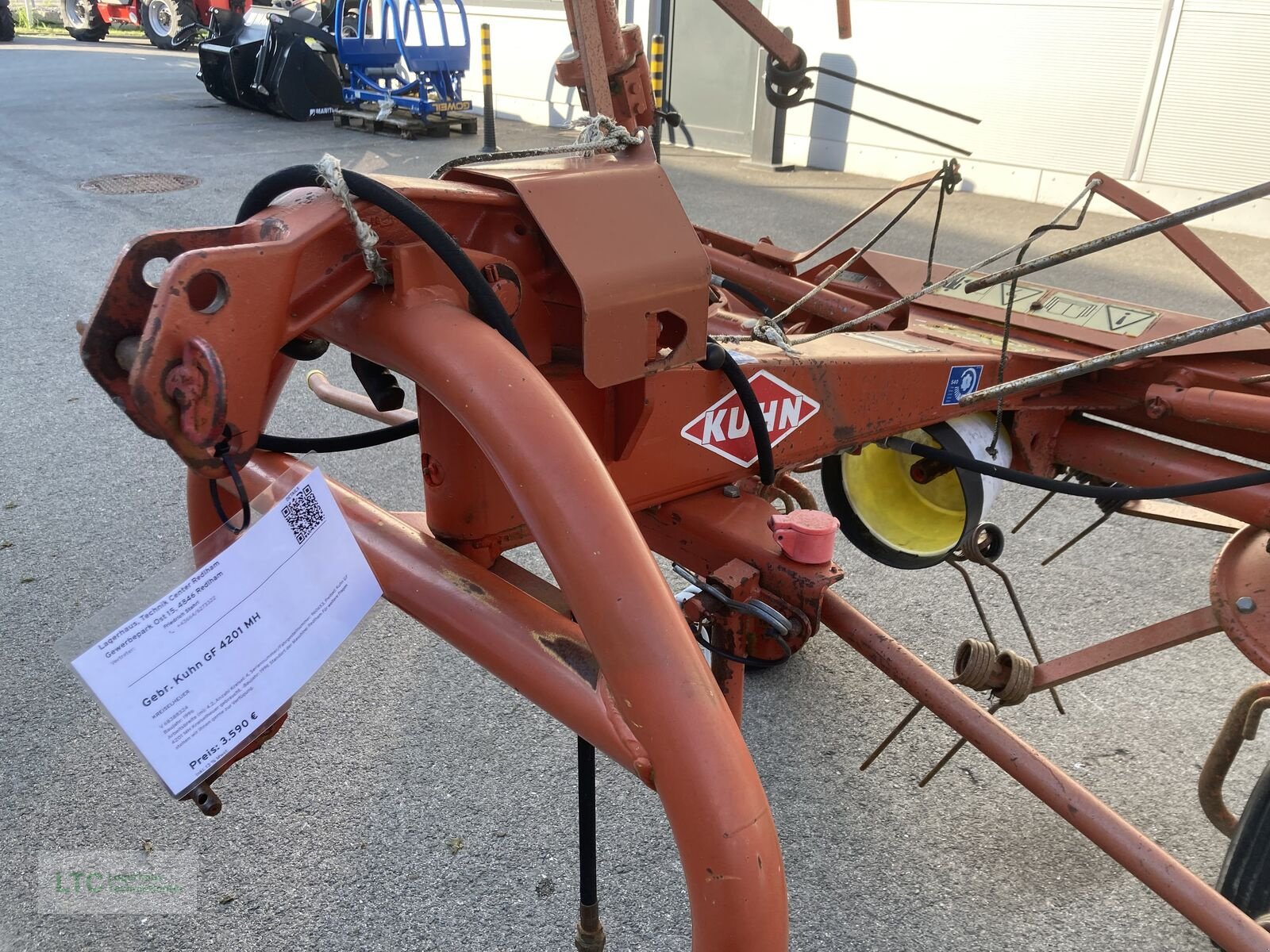 Kreiselheuer Türe ait Kuhn GF 4201 MH, Gebrauchtmaschine içinde Redlham (resim 12)