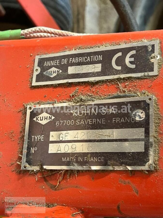 Kreiselheuer Türe ait Kuhn GF 4201 MIT TASTRAD PRIVAT, Gebrauchtmaschine içinde Purgstall (resim 2)