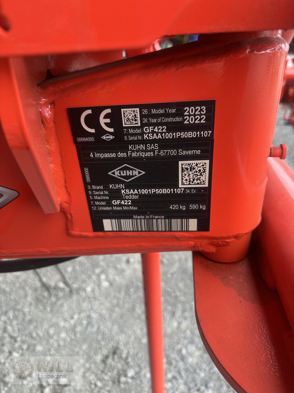 Kreiselheuer of the type Kuhn GF 422, Neumaschine in Rudendorf (Picture 3)