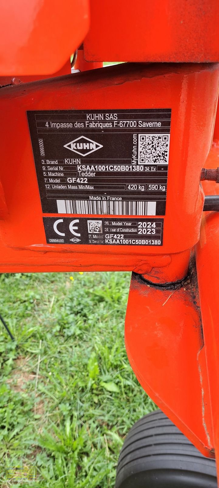 Kreiselheuer типа Kuhn GF 422, Gebrauchtmaschine в Eferding (Фотография 1)