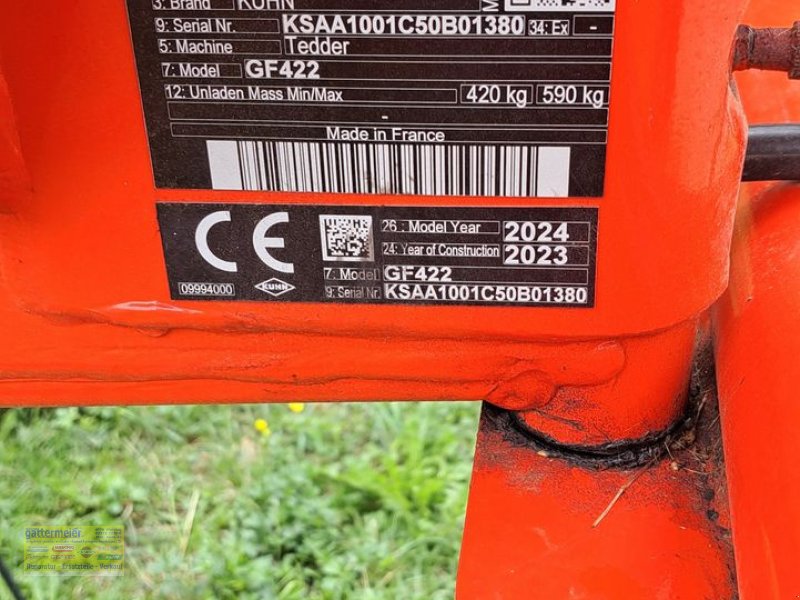 Kreiselheuer typu Kuhn GF 422, Gebrauchtmaschine v Eferding (Obrázek 1)