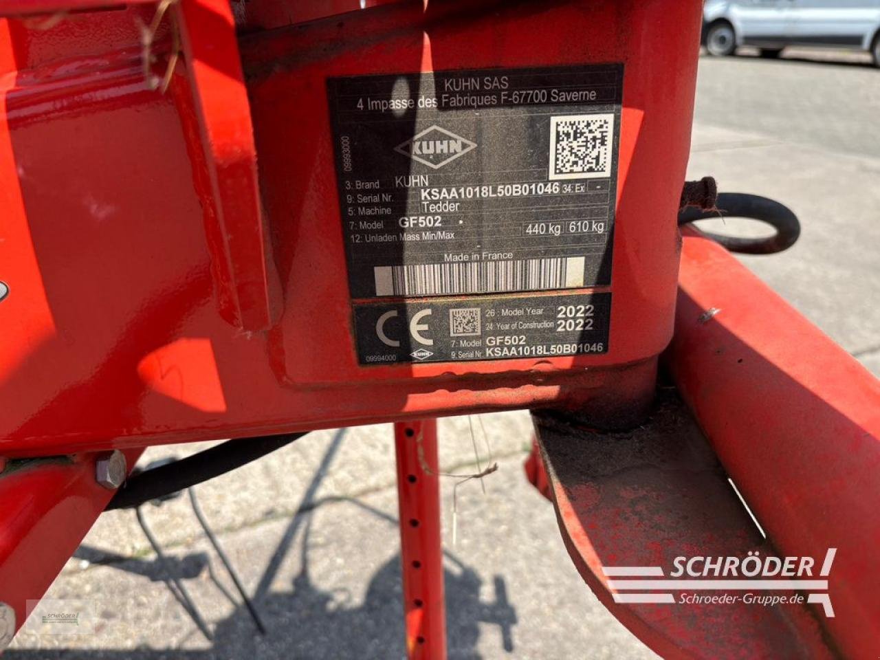 Kreiselheuer Türe ait Kuhn GF 502, Gebrauchtmaschine içinde Langenweddingen (resim 5)