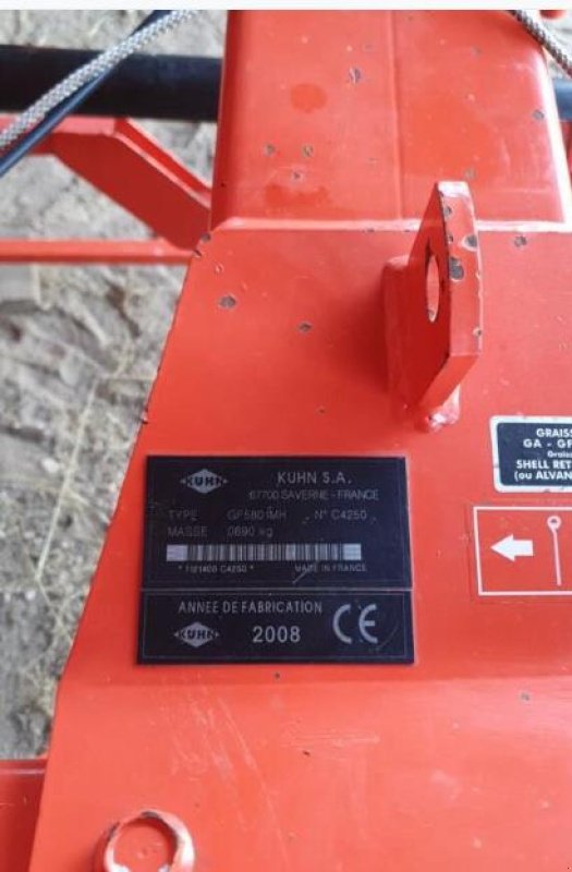 Kreiselheuer des Typs Kuhn GF 5800 MH, Gebrauchtmaschine in MORHANGE (Bild 4)