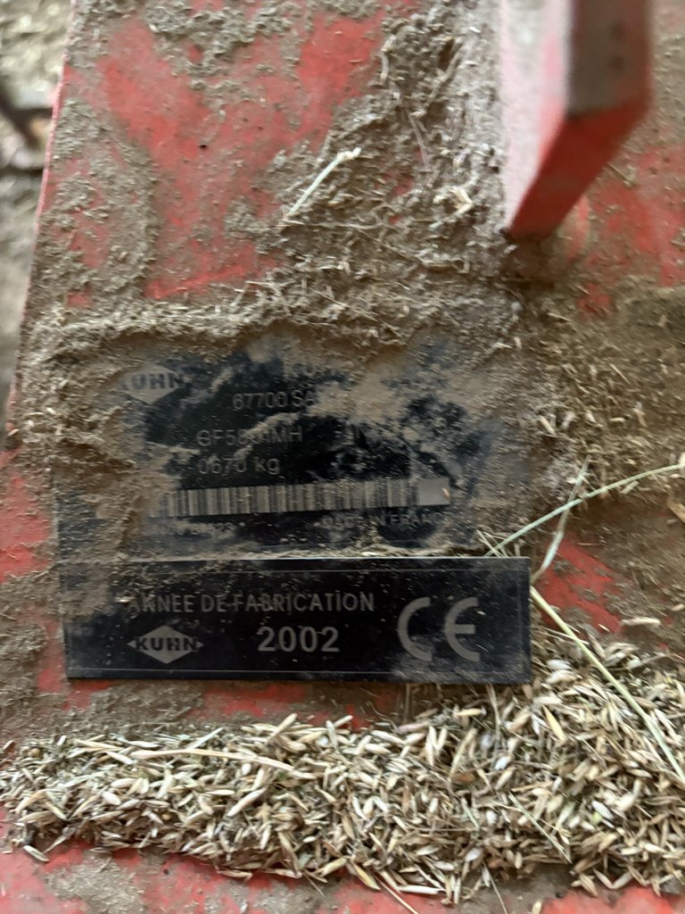 Kreiselheuer typu Kuhn GF 5801 MH, Gebrauchtmaschine w DIFFENBACH-LES-HELLIMER (Zdjęcie 8)