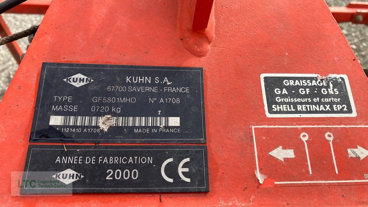 Kreiselheuer des Typs Kuhn GF 5801 MHO, Gebrauchtmaschine in Redlham (Bild 12)