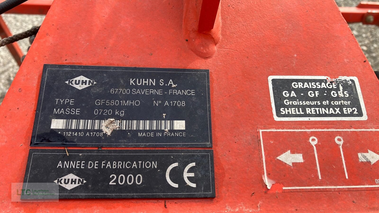 Kreiselheuer typu Kuhn GF 5801 MHO, Gebrauchtmaschine v Redlham (Obrázek 11)