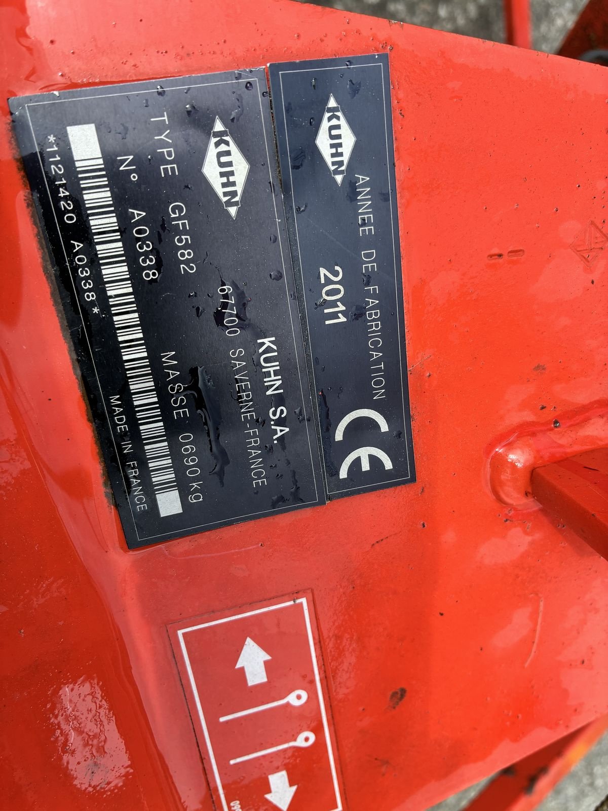 Kreiselheuer Türe ait Kuhn GF 582 DIGIDRIVE, Gebrauchtmaschine içinde Villach (resim 6)